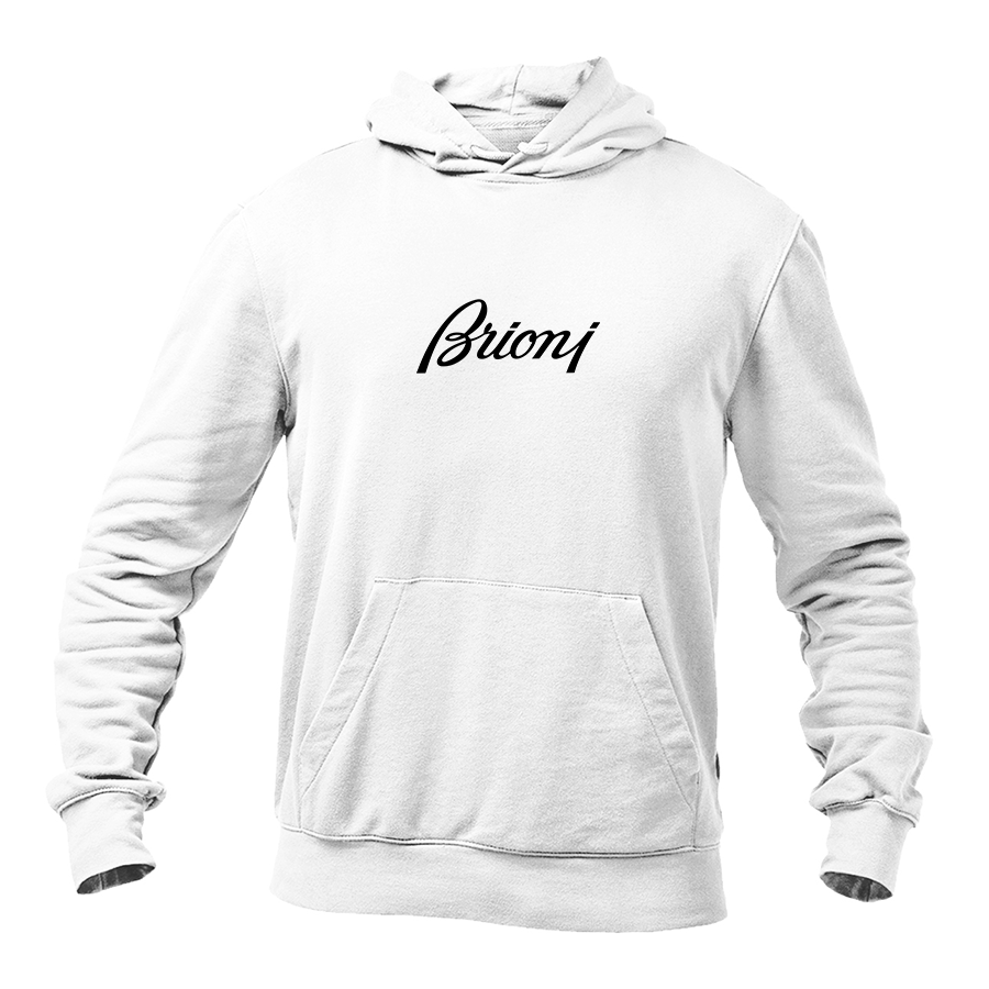 Men's Brioni Logo Pullover Hoodie