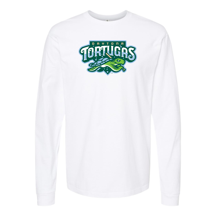 Men's Daytona Tortugas Logo Cotton Long Sleeve T-Shirt