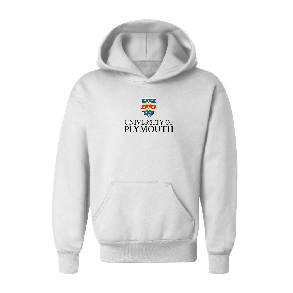 Youth University of Plymouth Logo Pullover Hoodie