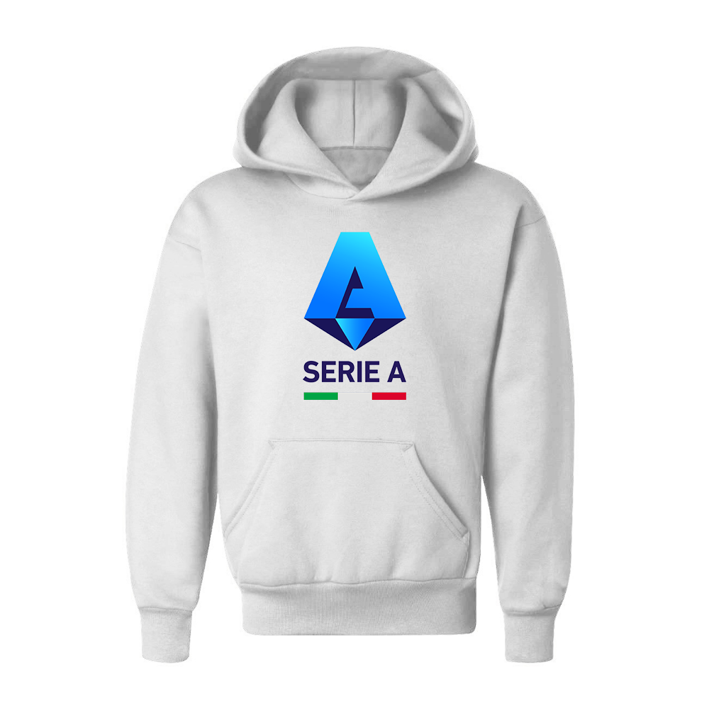 Youth Italian Serie A Logo Pullover Hoodie