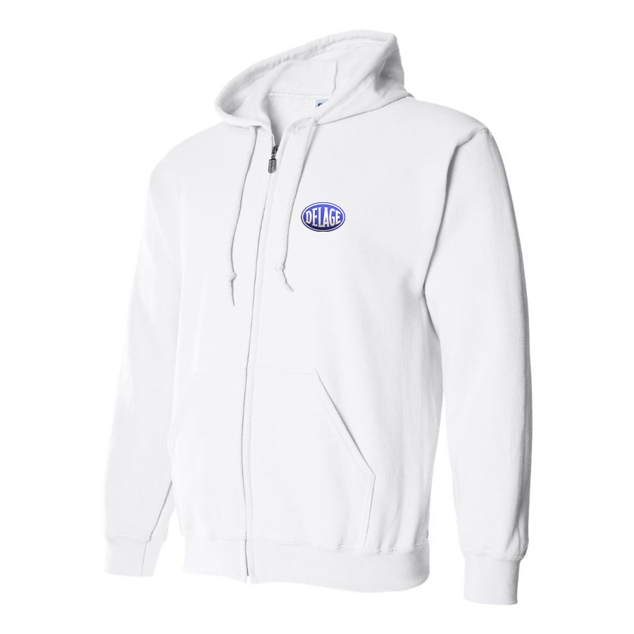 Men's Delage Logo Zipper Hoodie