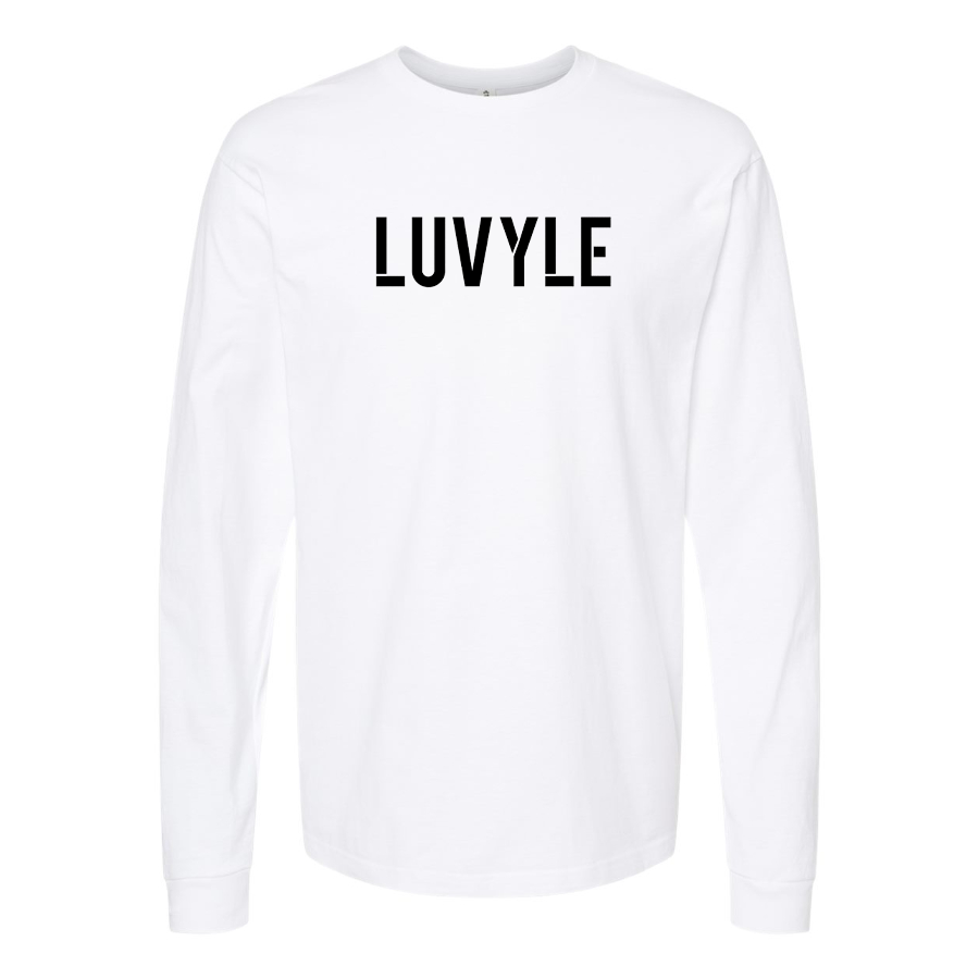 Men's Luvyle Logo Cotton Long Sleeve T-Shirt