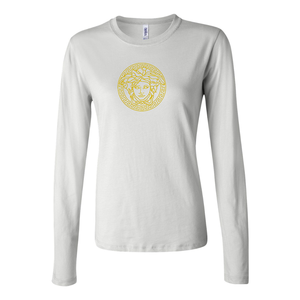 BELLA CANVAS Women’s Versace Thumbnail Jersey Long Sleeve Tee