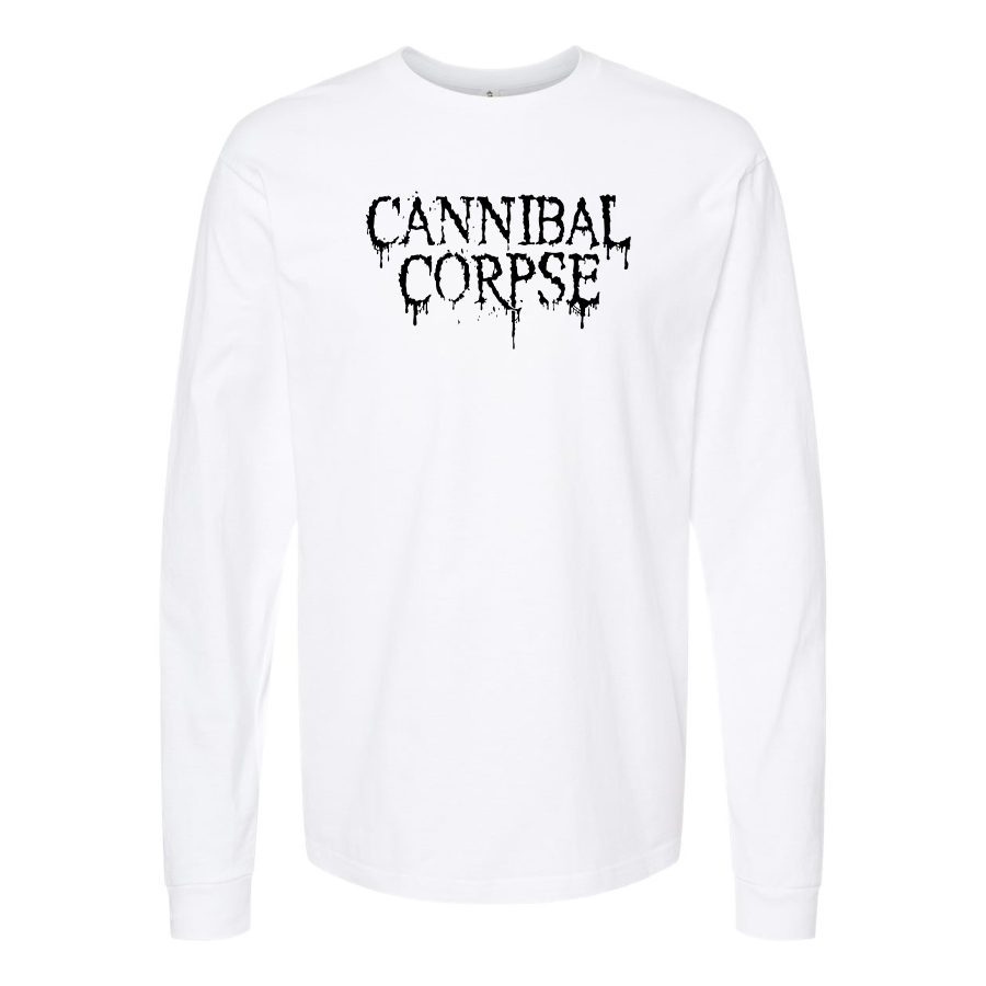 Men's Cannibal Corpse Logo Cotton Long Sleeve T-Shirt