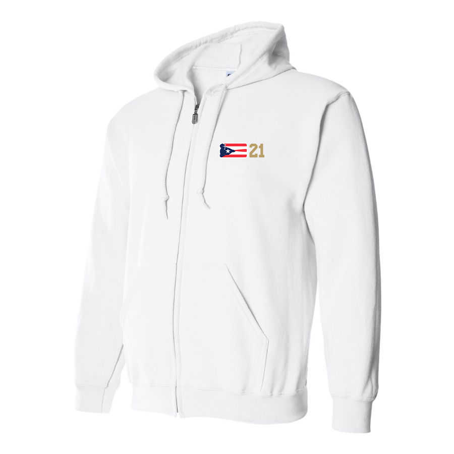 Men's Liga de Beisbol Profesional Roberto Clemente Logo Zipper Hoodie