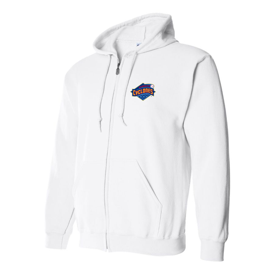 Men's Brooklyn Cyclones Logo Zipper Hoodie