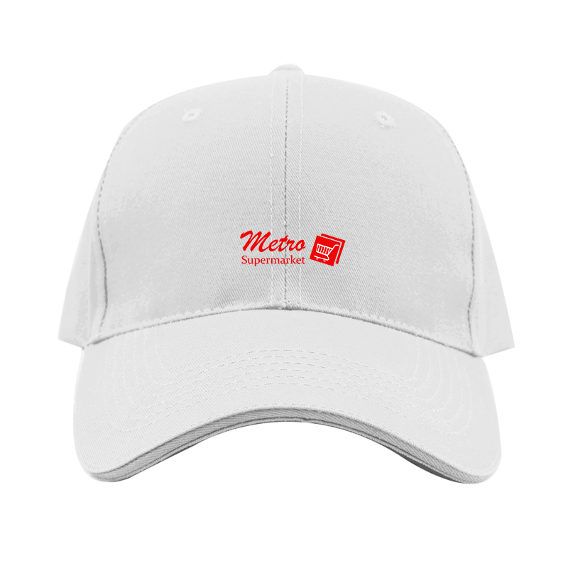 Metro Supermarket Logo Dad Baseball Cap Hat