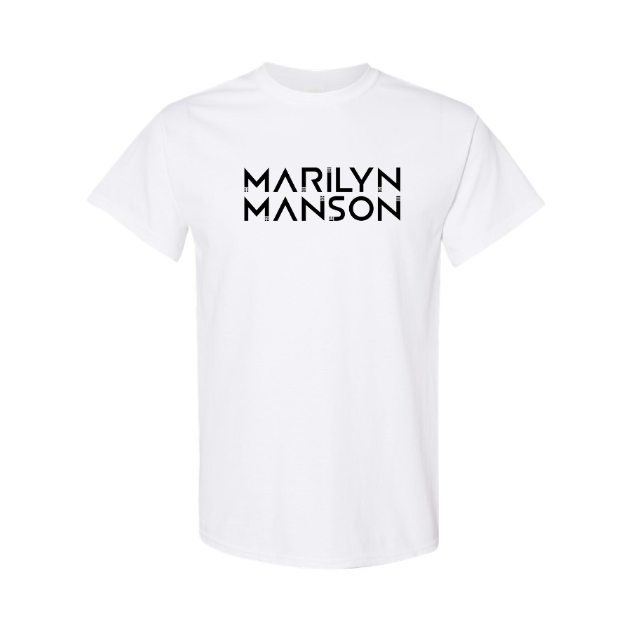 Men's Marilyn Manson Logo Cotton T-Shirt