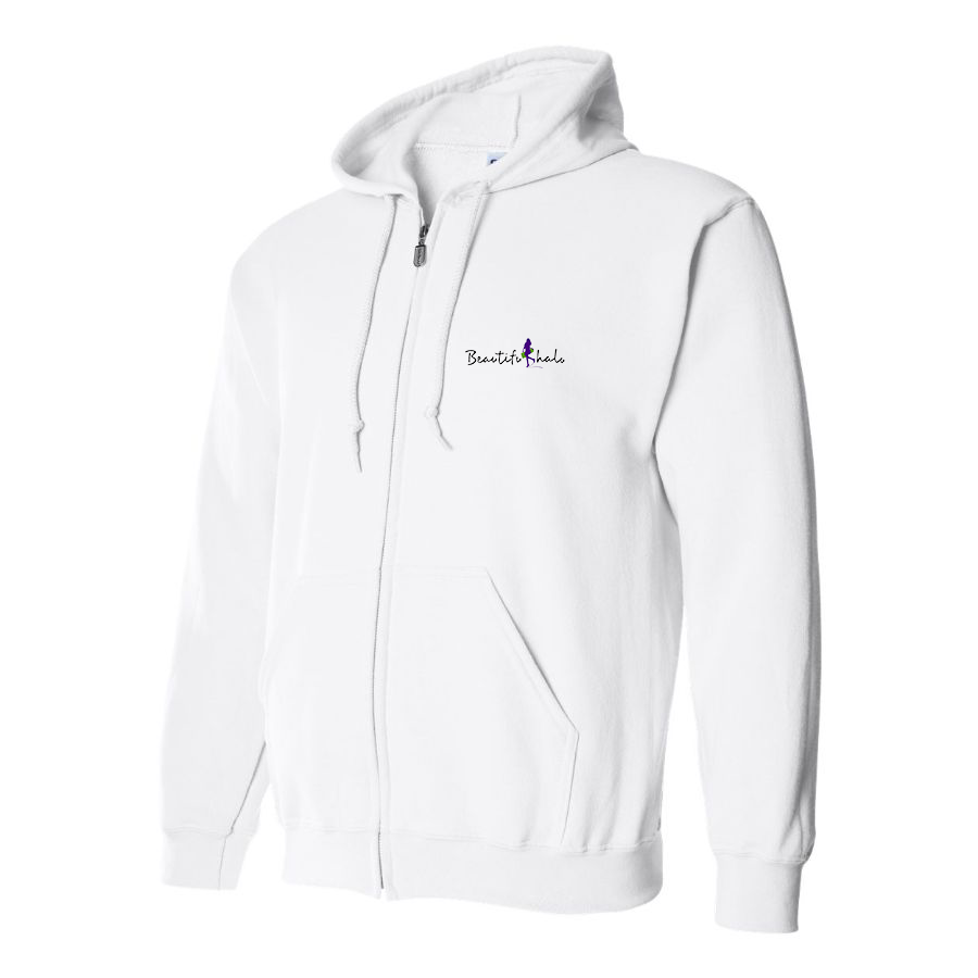 Men's Beatiful Halo Logo Zipper Hoodie