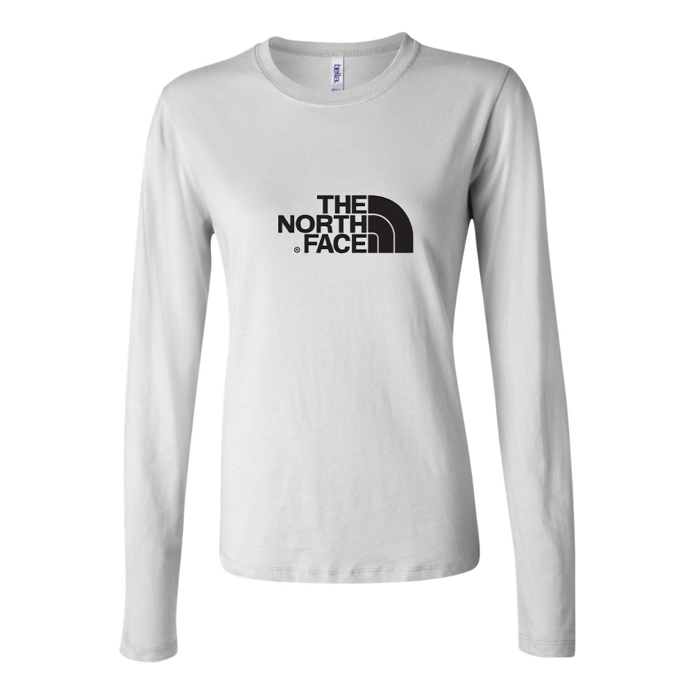 BELLA CANVAS Women’s The North Face Black Jersey Long Sleeve Tee