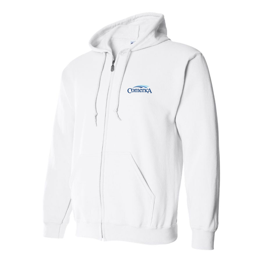Men's Comerica Logo Zipper Hoodie