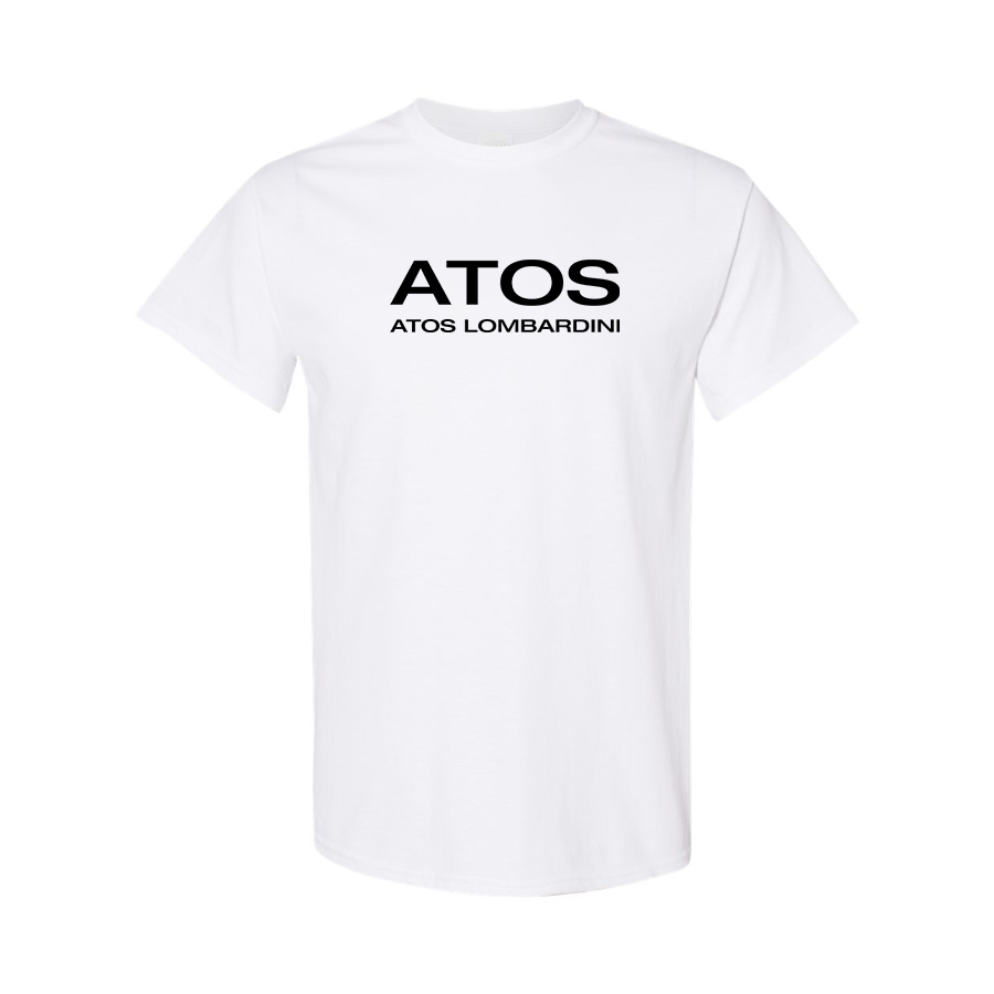 Men's Atos Lombardini Logo Cotton T-Shirt
