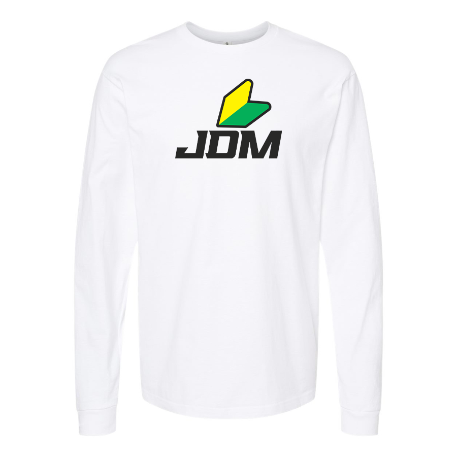 Men's JDM Logo Cotton Long Sleeve T-Shirt