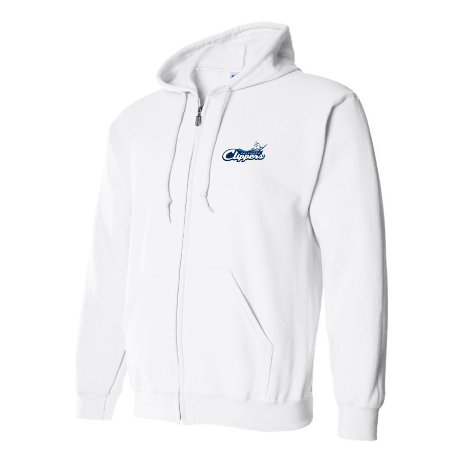 Men's Columbus Clippers Logo Zipper Hoodie