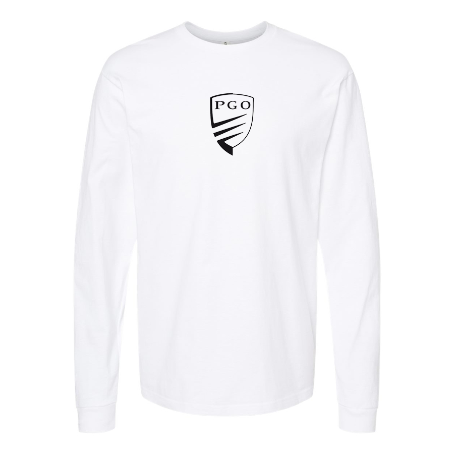 Men's PGO Logo Cotton Long Sleeve T-Shirt