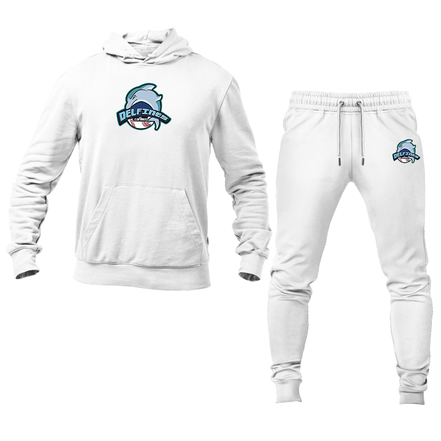 Men's Carmen Delfines Logo Hoodie Joggers Set