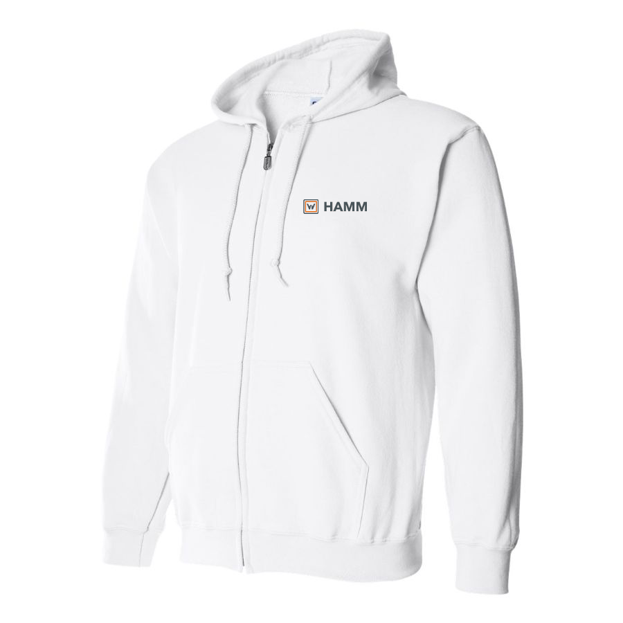 Men's Hamm Logo Zipper Hoodie