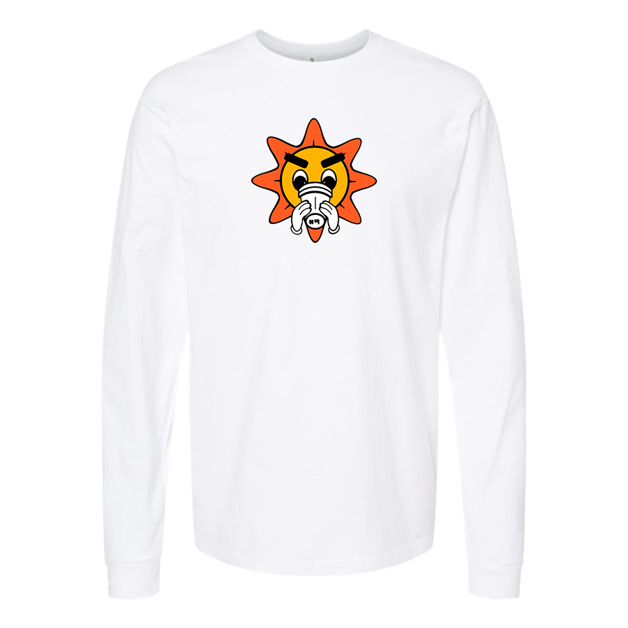 Men's Glo Gang Logo Cotton Long Sleeve T-Shirt