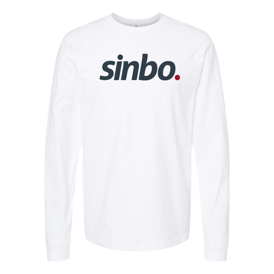 Men's Sinbo Logo Cotton Long Sleeve T-Shirt