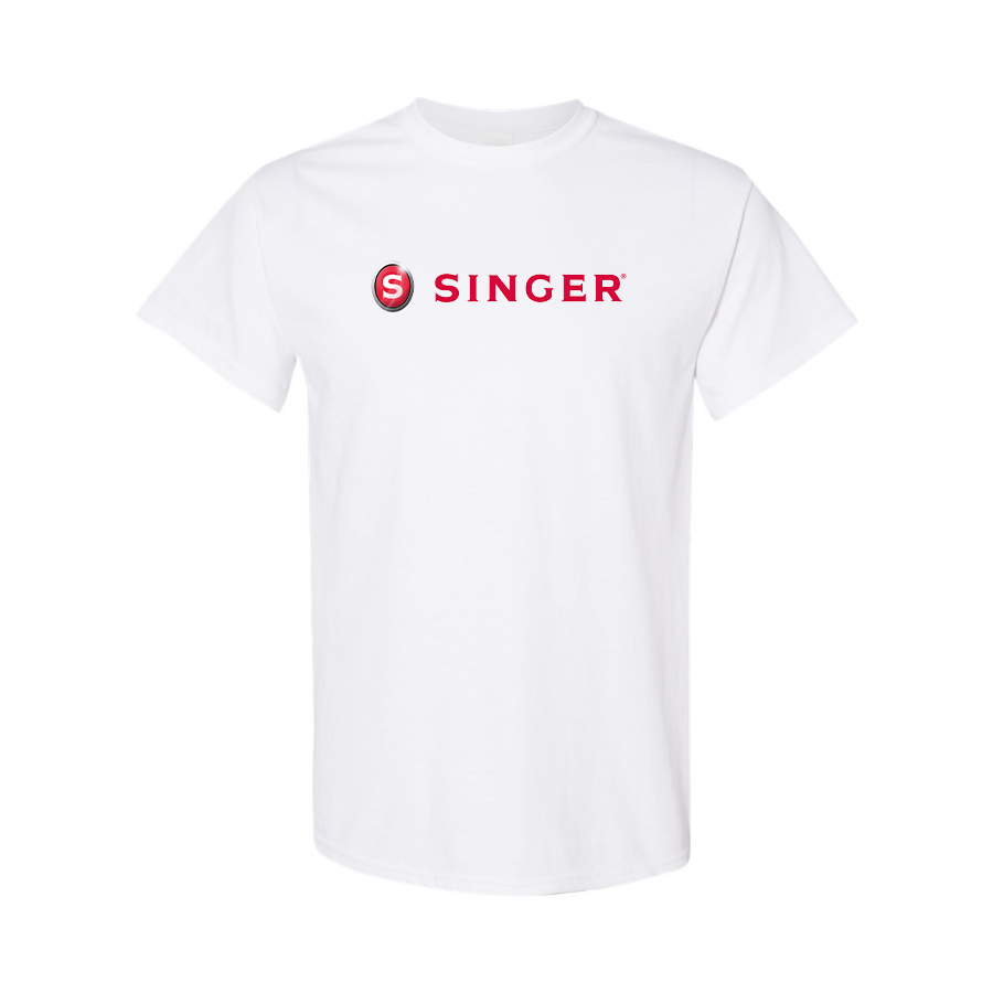 Men's Singer Logo Cotton T-Shirt