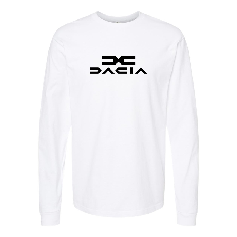 Men's Dacia Logo Cotton Long Sleeve T-Shirt