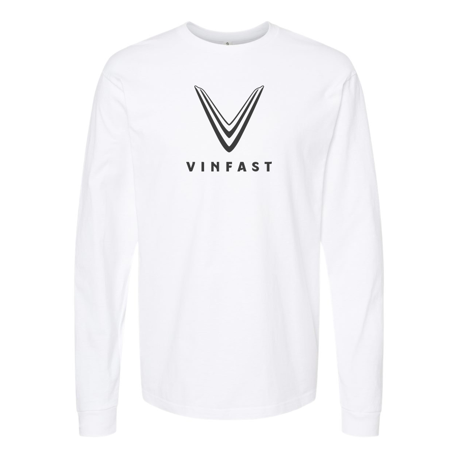Men's VinFast Logo Cotton Long Sleeve T-Shirt