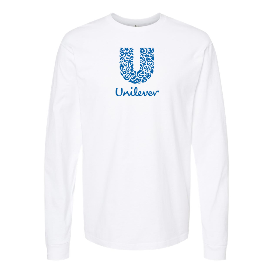 Men's Unilever Logo Cotton Long Sleeve T-Shirt