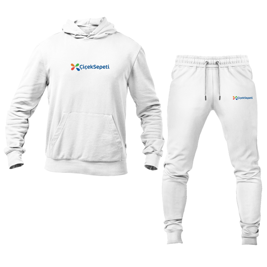 Men's Ciceksepeti Logo Hoodie Joggers Set