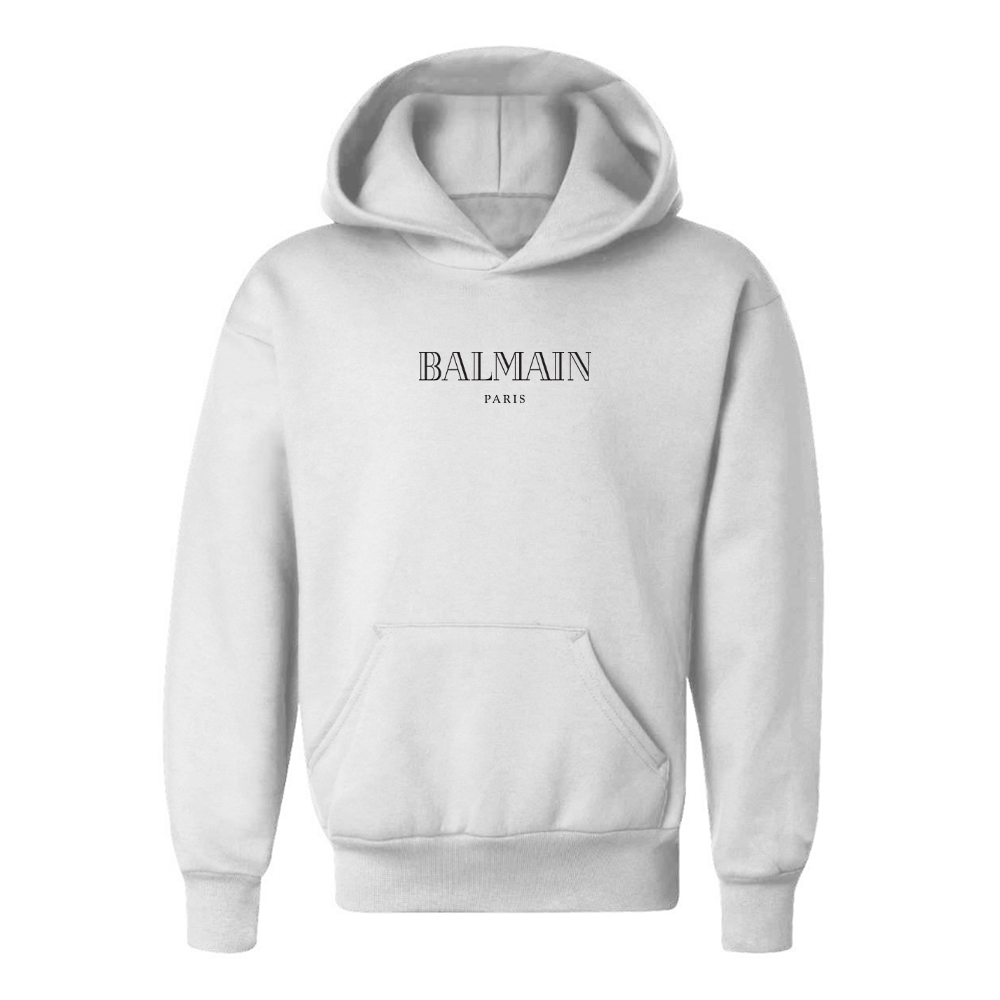 Youth Balmain Logo Pullover Hoodie