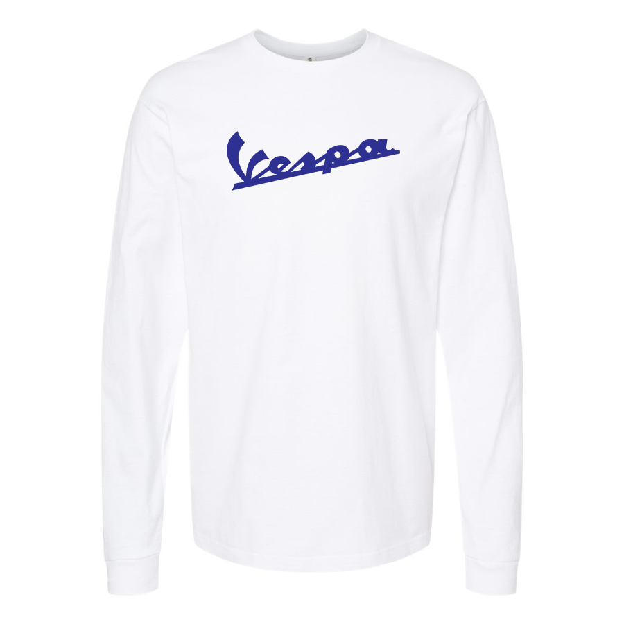 Men's Vespa Logo Cotton Long Sleeve T-Shirt