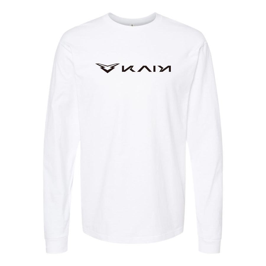 Men's Kaiyi Logo Cotton Long Sleeve T-Shirt