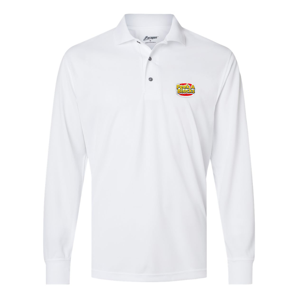 Men's Peek A Blocks Paragon Prescott Long Sleeve Polo