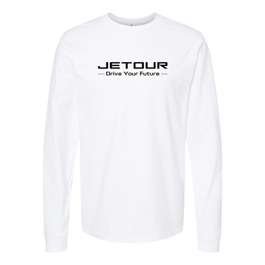 Men's Jetour Logo Cotton Long Sleeve T-Shirt