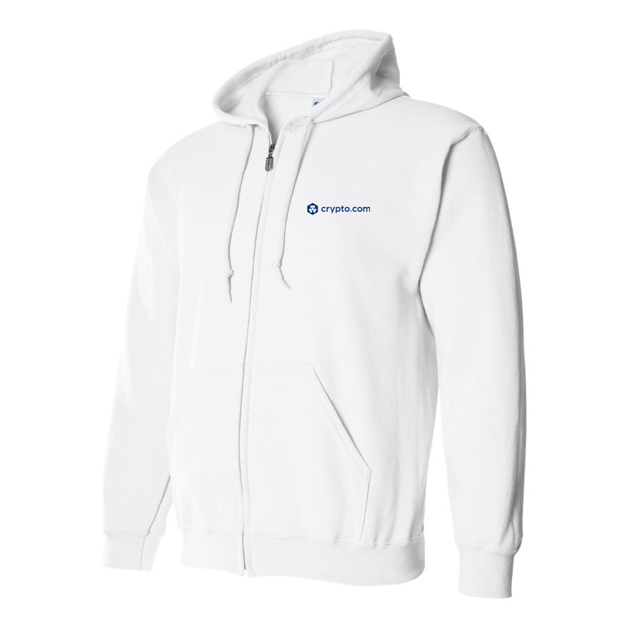 Men's Crypto.Com Logo Zipper Hoodie