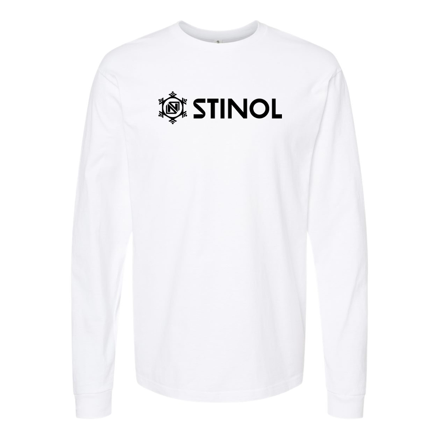 Men's Stinol Logo Cotton Long Sleeve T-Shirt