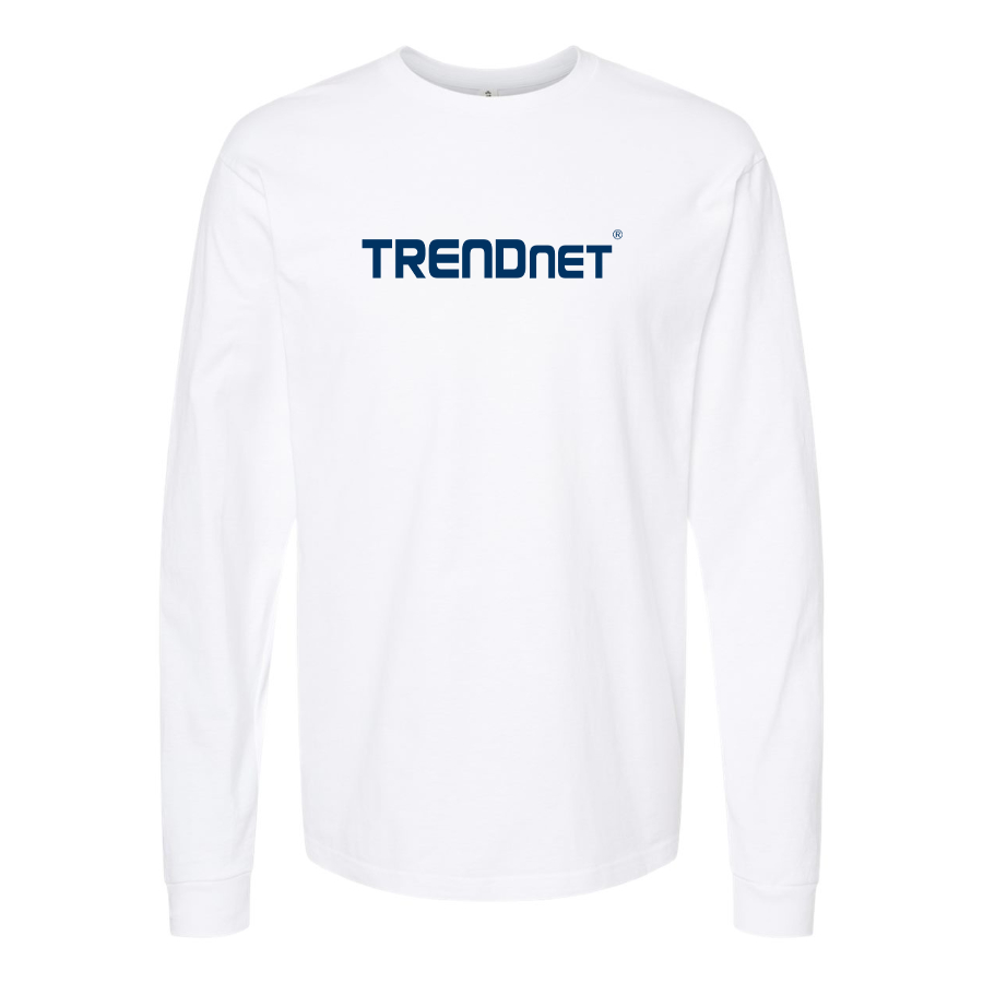 Men's TRENDnet Logo Cotton Long Sleeve T-Shirt