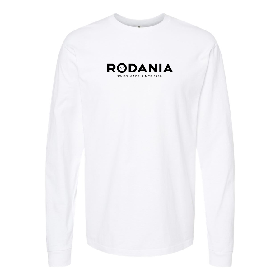 Men's Rodania Logo Cotton Long Sleeve T-Shirt
