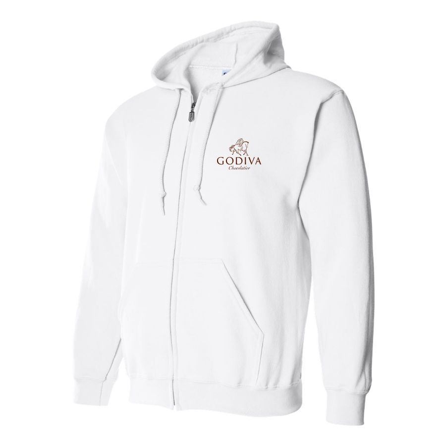 Men's Godiva Logo Zipper Hoodie