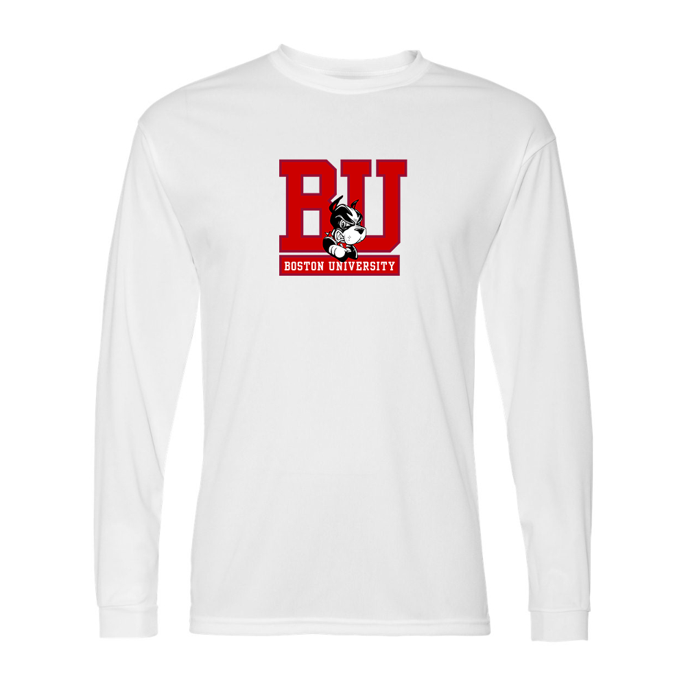 Men's Boston University Terriers Performance Long Sleeve T-Shirt