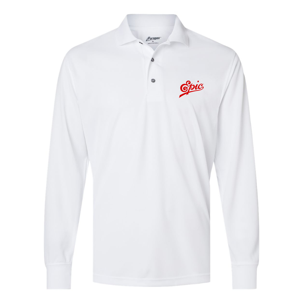 Men's Epic Records Paragon Prescott Long Sleeve Polo
