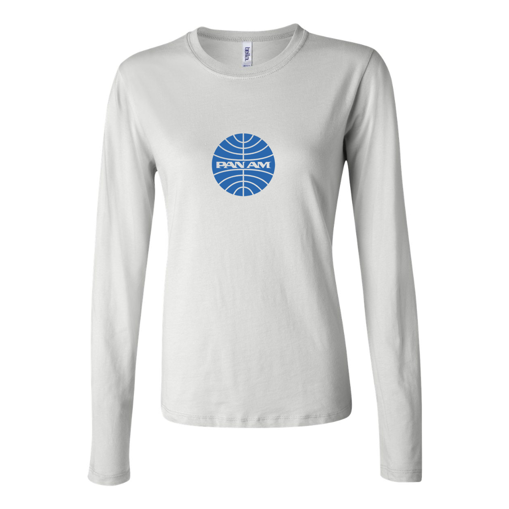 BELLA CANVAS Pan Am Jersey Long Sleeve Tee