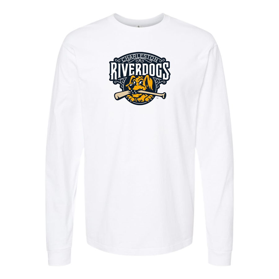 Men's Charleston RiverDogs Logo Cotton Long Sleeve T-Shirt