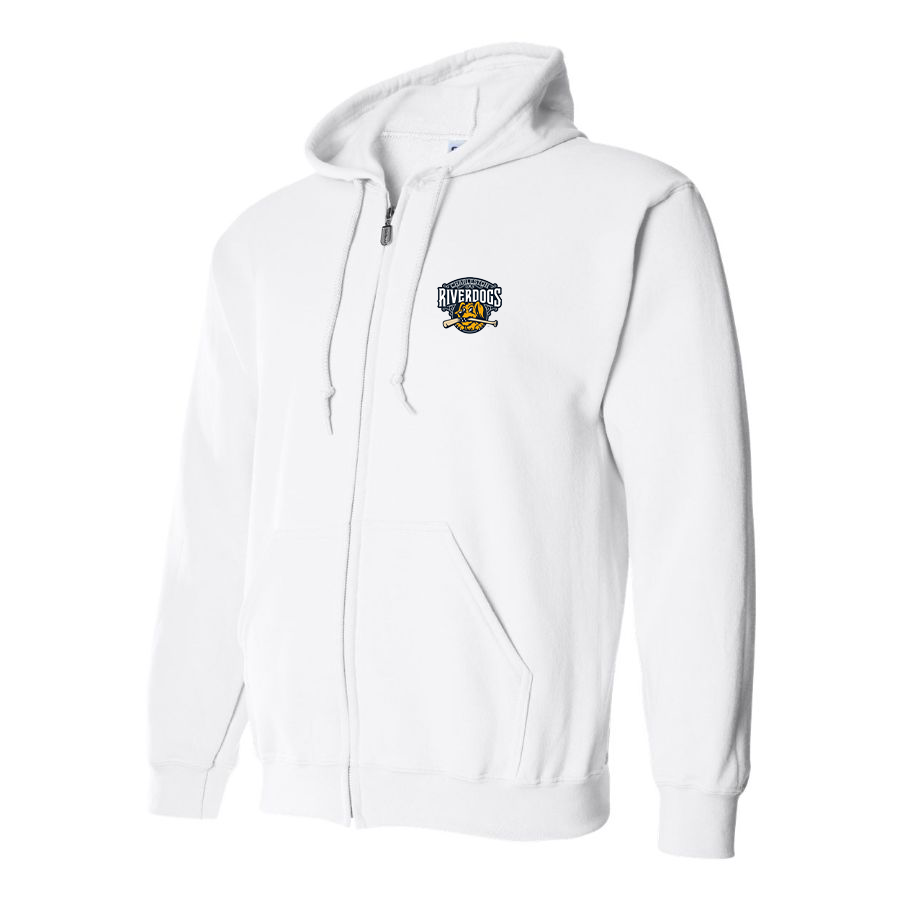 Men's Charleston RiverDogs Logo Zipper Hoodie