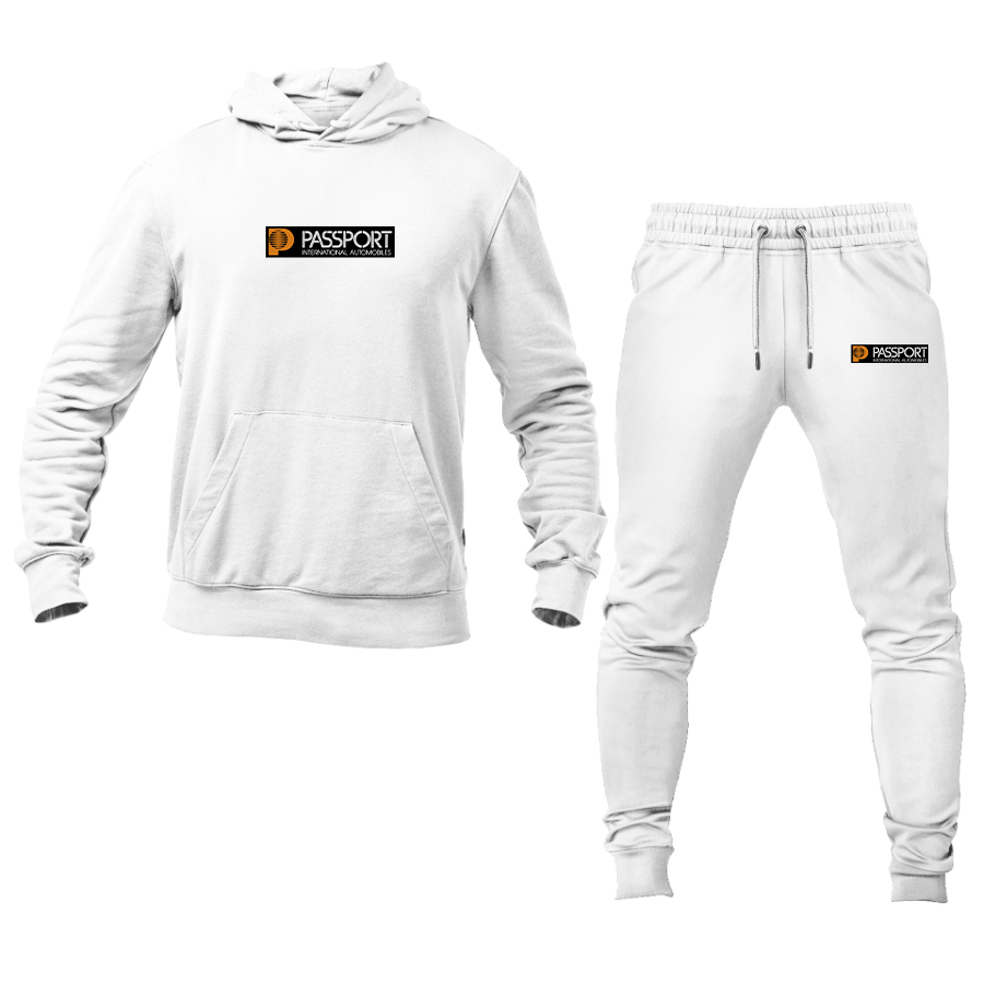 Men's Passport Logo Hoodie Joggers Set