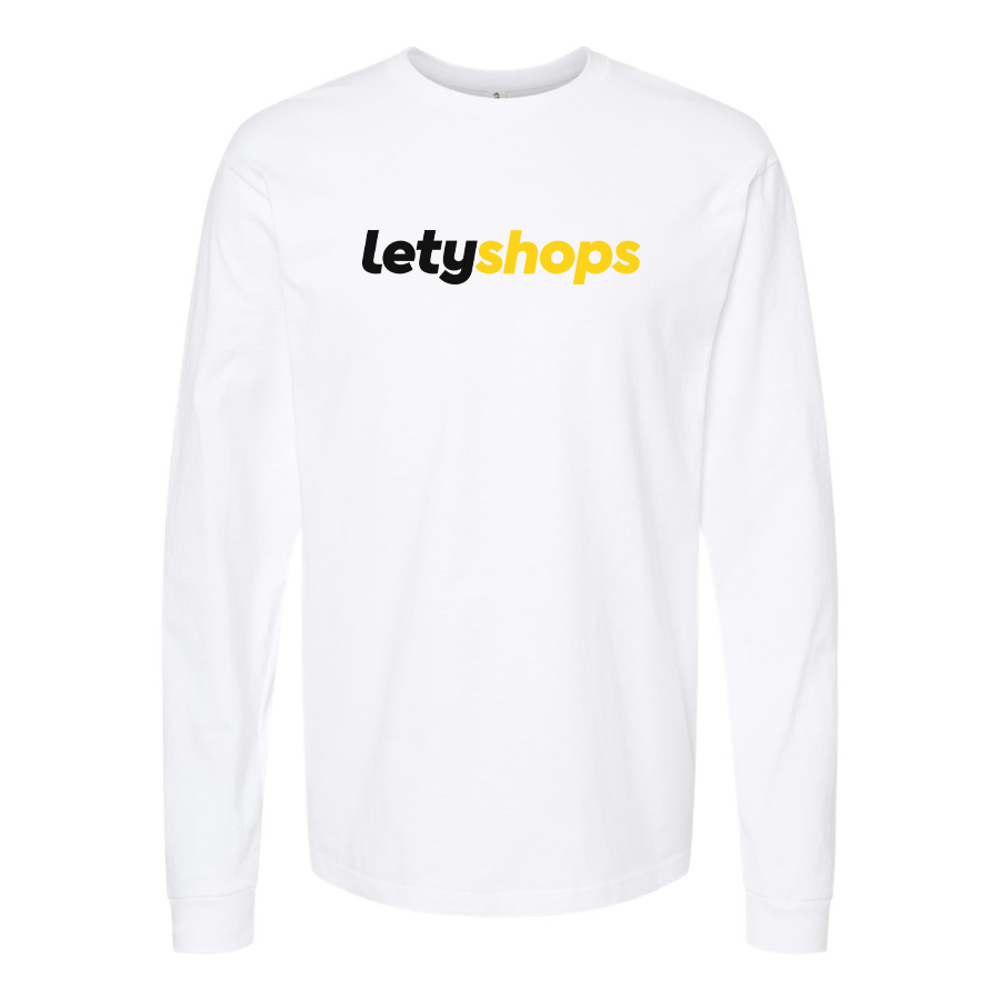 Men's LetyShops Logo Cotton Long Sleeve T-Shirt