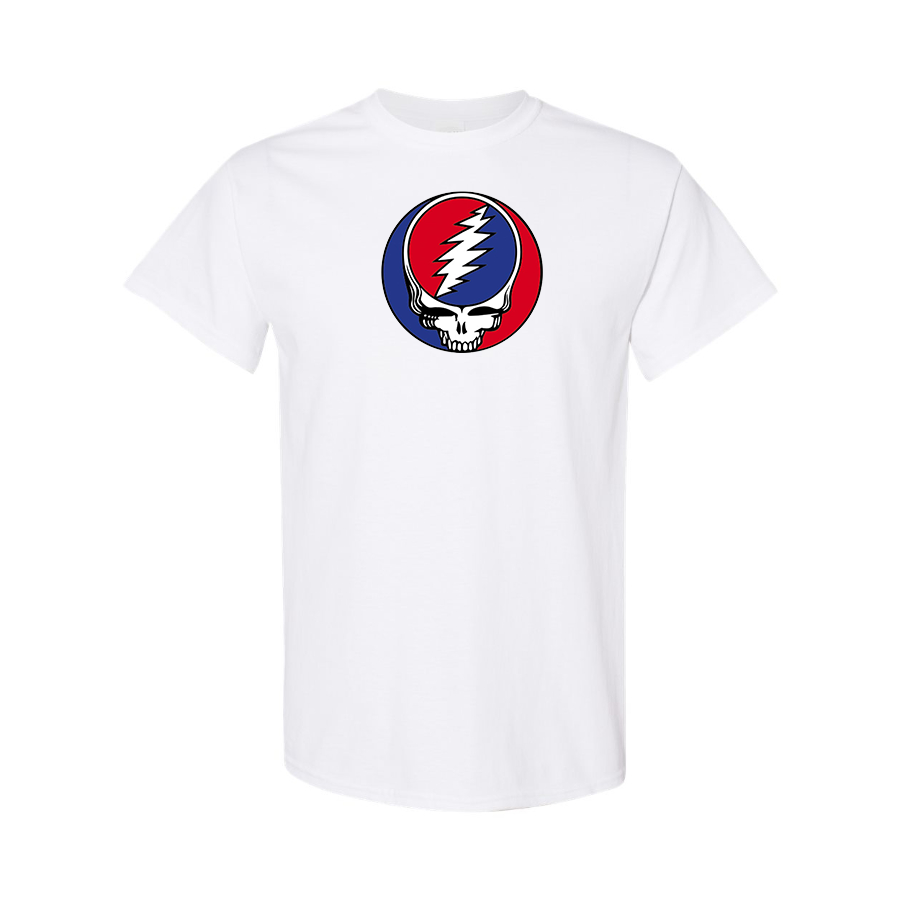 Men's Gratefu Dead Logo Cotton T-Shirt