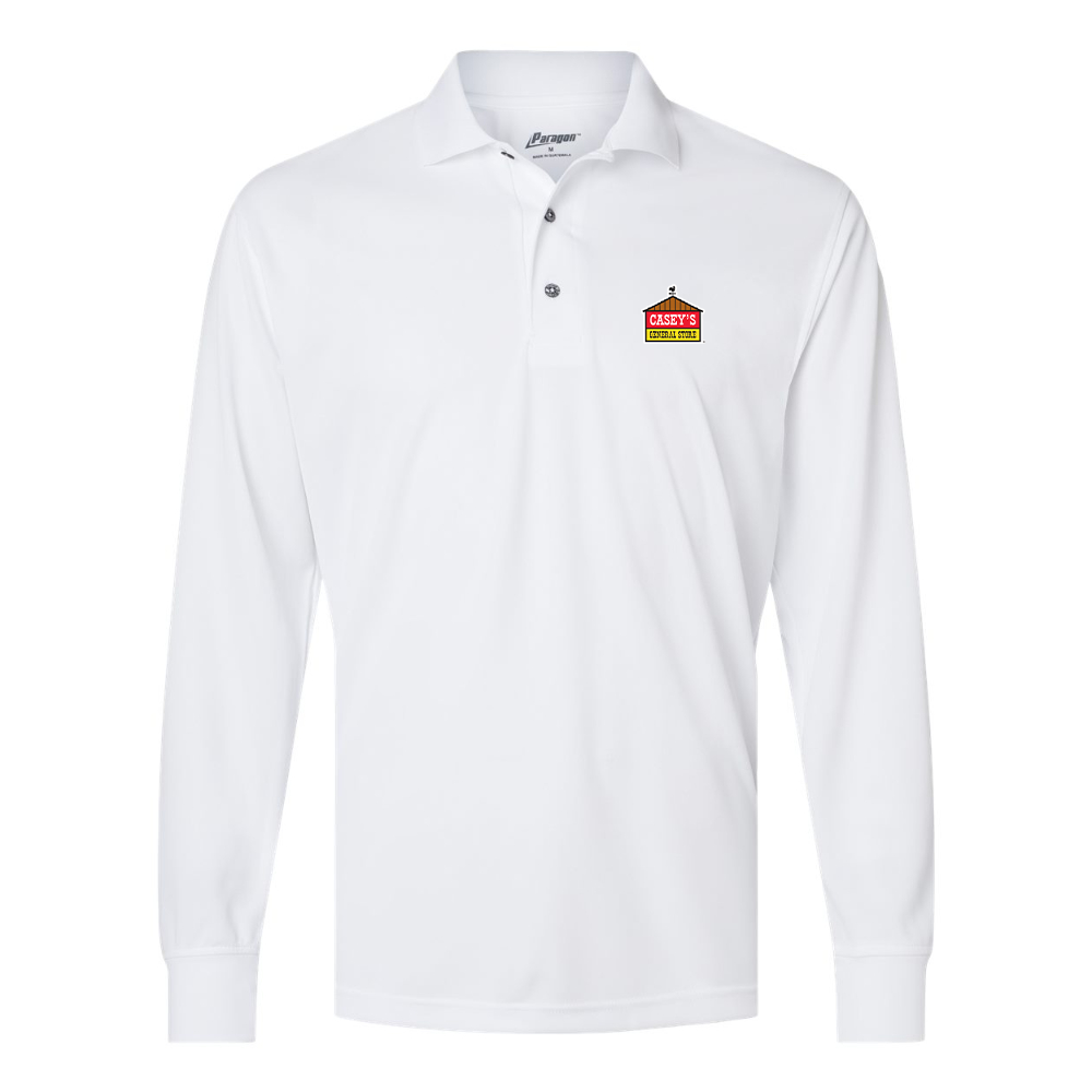 Men's Casey's General Store Paragon Prescott Long Sleeve Polo