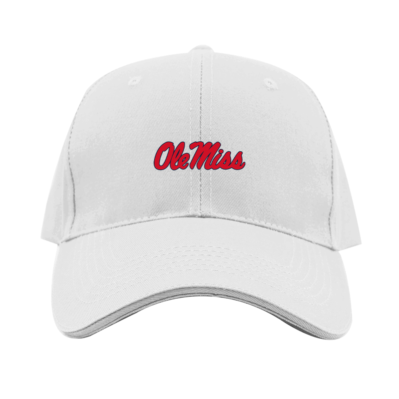 Mississippi Rebels Logo Dad Baseball Cap Hat