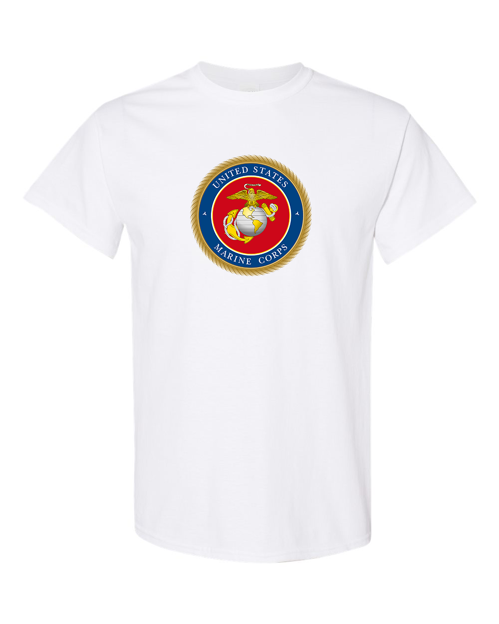 Men's USMC Emblem Gildan Heavy Cotton T-Shirt