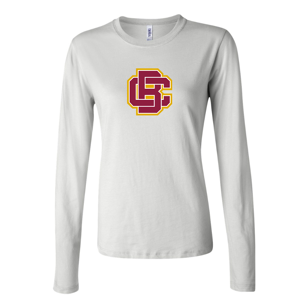 BELLA CANVAS Women’s Bethune Cookman Wildcats Jersey Long Sleeve Tee